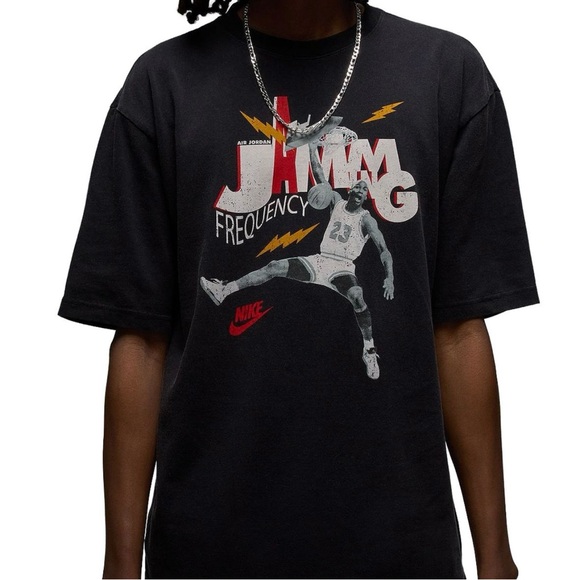 Nike Other - Jordan Nike Men’s Black Graphic T-Shirt Size XL Short Sleeve New With Tags